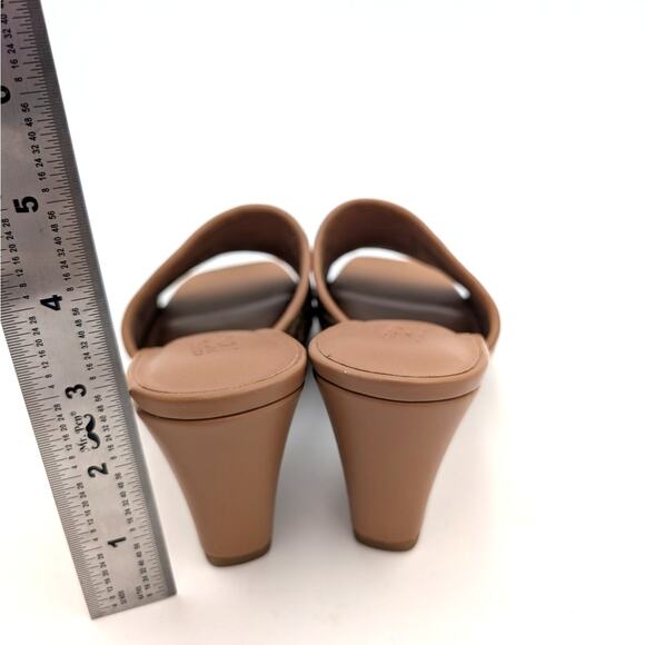 Nordstrom Rack Fatima Wedge Sandal Women's Tan Caramel Size US6M EU37 - Picture 4 of 11